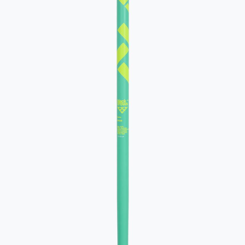 Ski poles Black Crows Oxus yellow/green 4