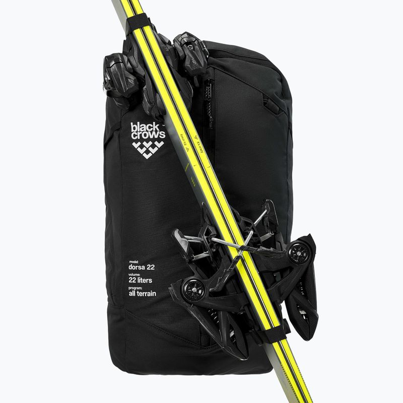 Ski backpack Black Crows Dorsa 22 l black/white 7