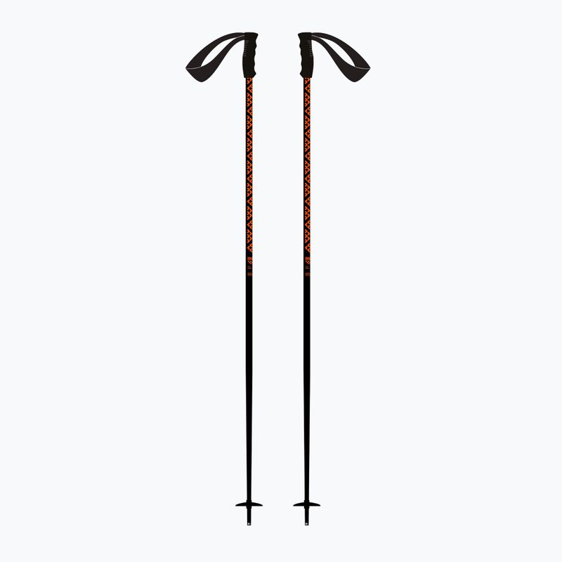 Ski poles Black Crows Meta black/orange 6