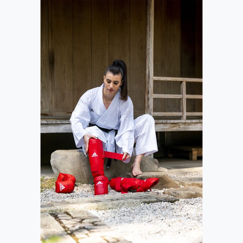 adidas WKF hand protectors red 8