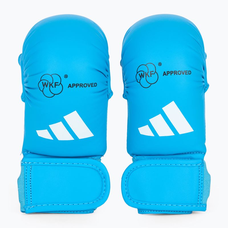 adidas WKF blue/black hand protectors 2