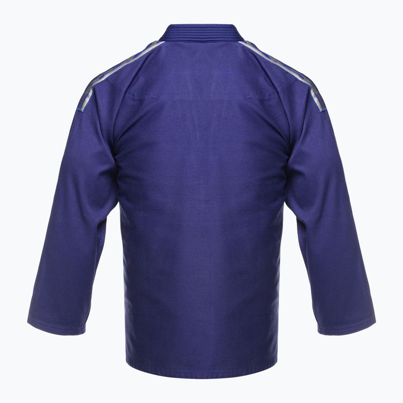 GI for Brazilian jiu-jitsu adidas Challenge 2.0 blue/grey 3