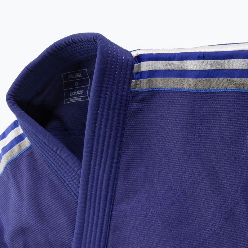 GI for Brazilian jiu-jitsu adidas Challenge 2.0 blue/grey 8