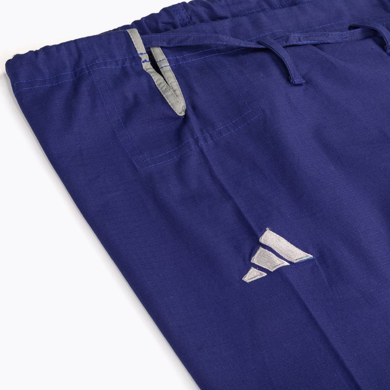 GI for Brazilian jiu-jitsu adidas Challenge 2.0 blue/grey 10