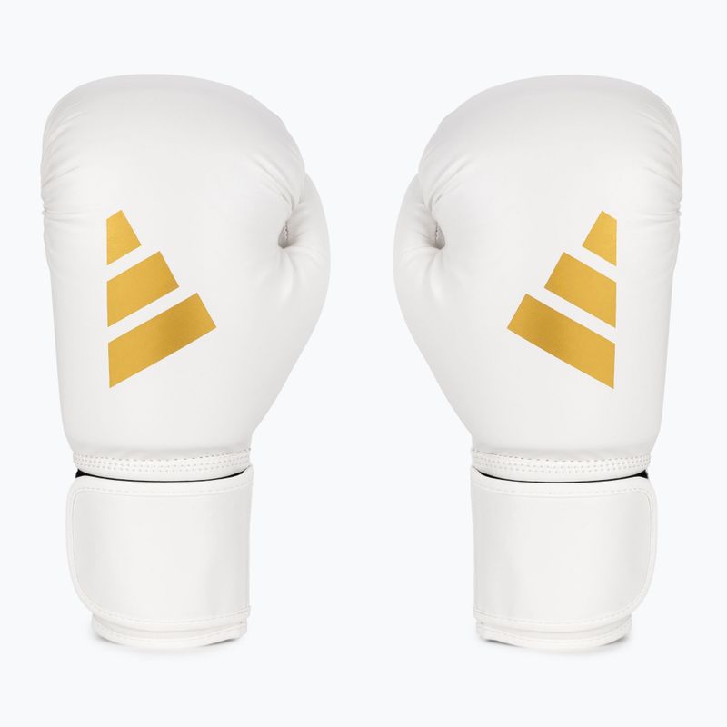 adidas Speed 50 white boxing gloves