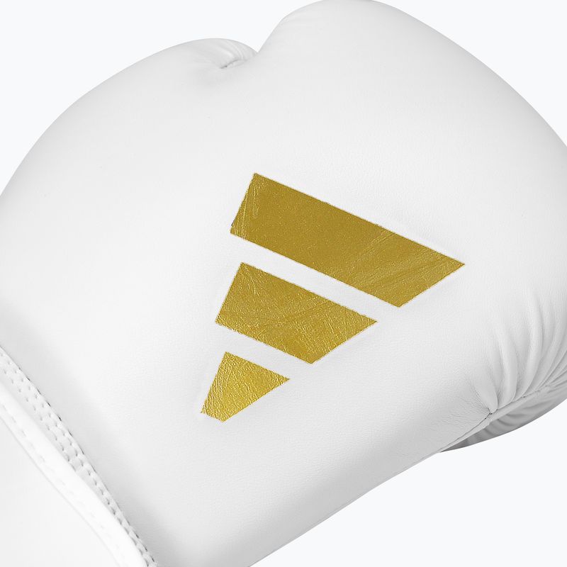 adidas Speed 50 white boxing gloves 8