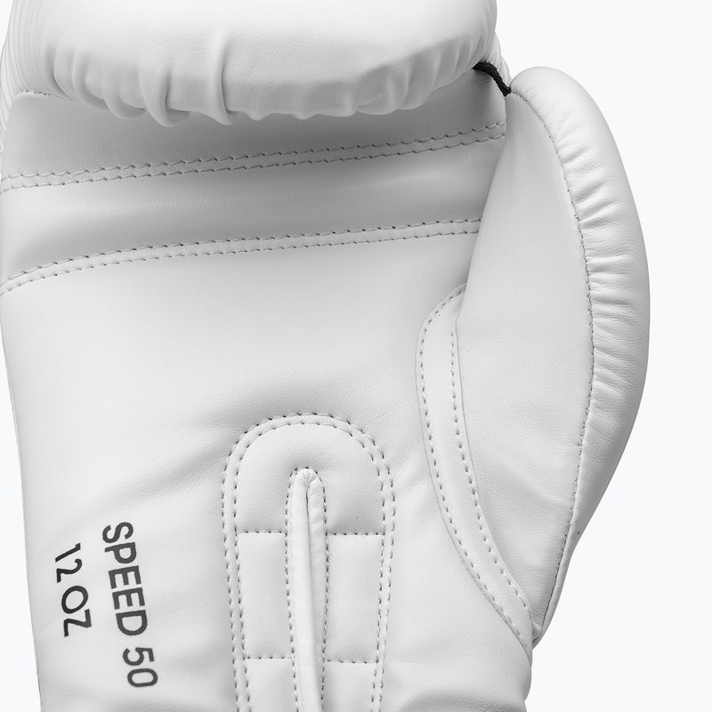 adidas Speed 50 white boxing gloves 9