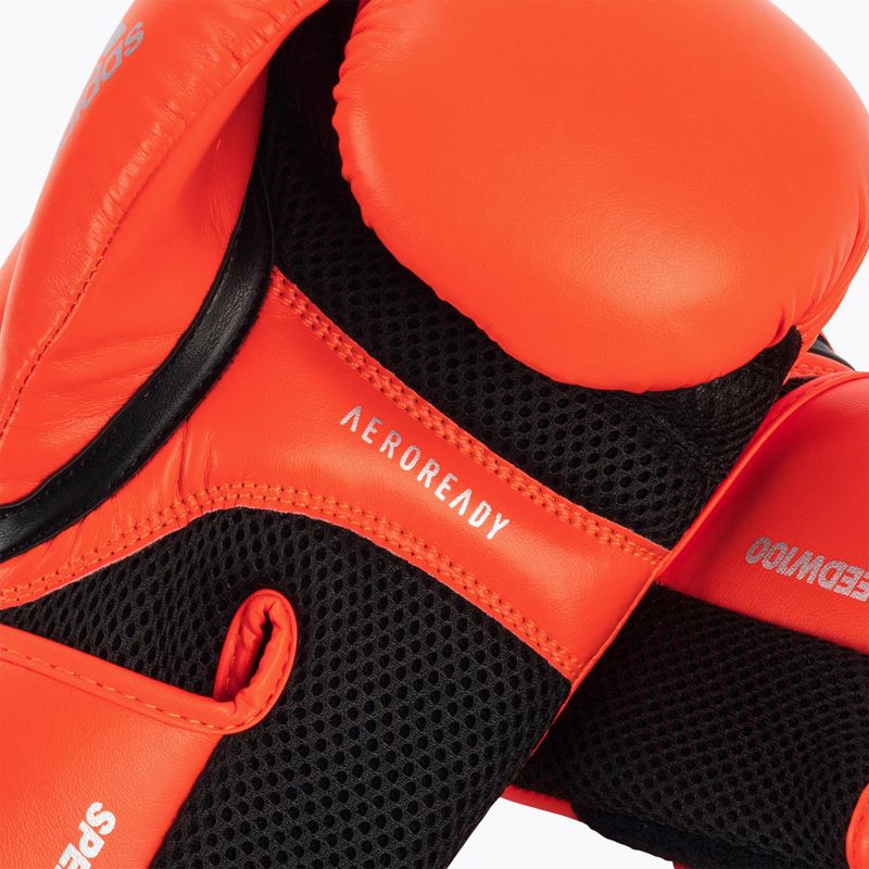 Women's adidas Speed 100 red/black boxing gloves ADISBGW100-40985 5
