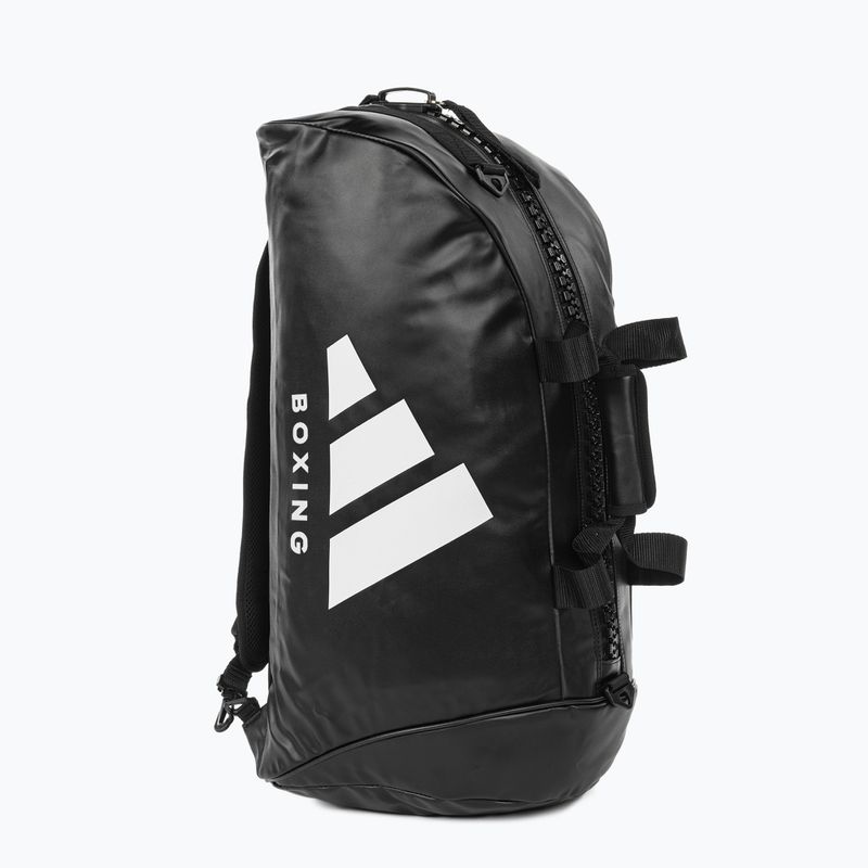 adidas 2-in-1 Boxing M black/white training bag 2