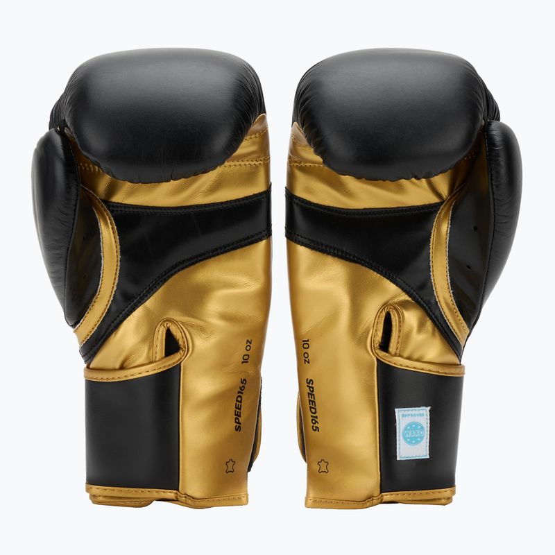 Boxing gloves adidas Wako black/gold 3