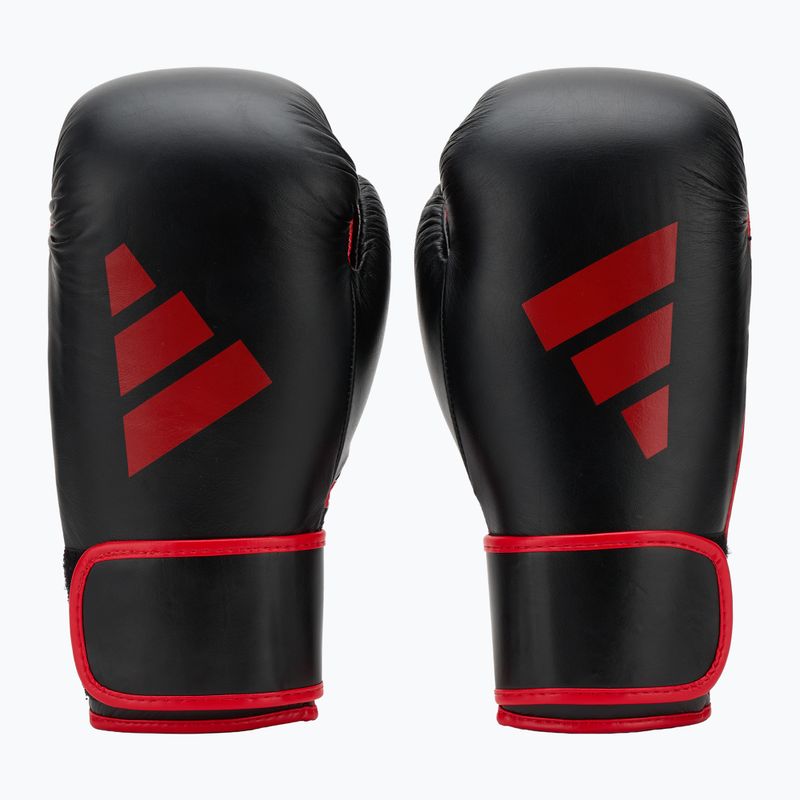 Boxing gloves adidas Wako black/red 2