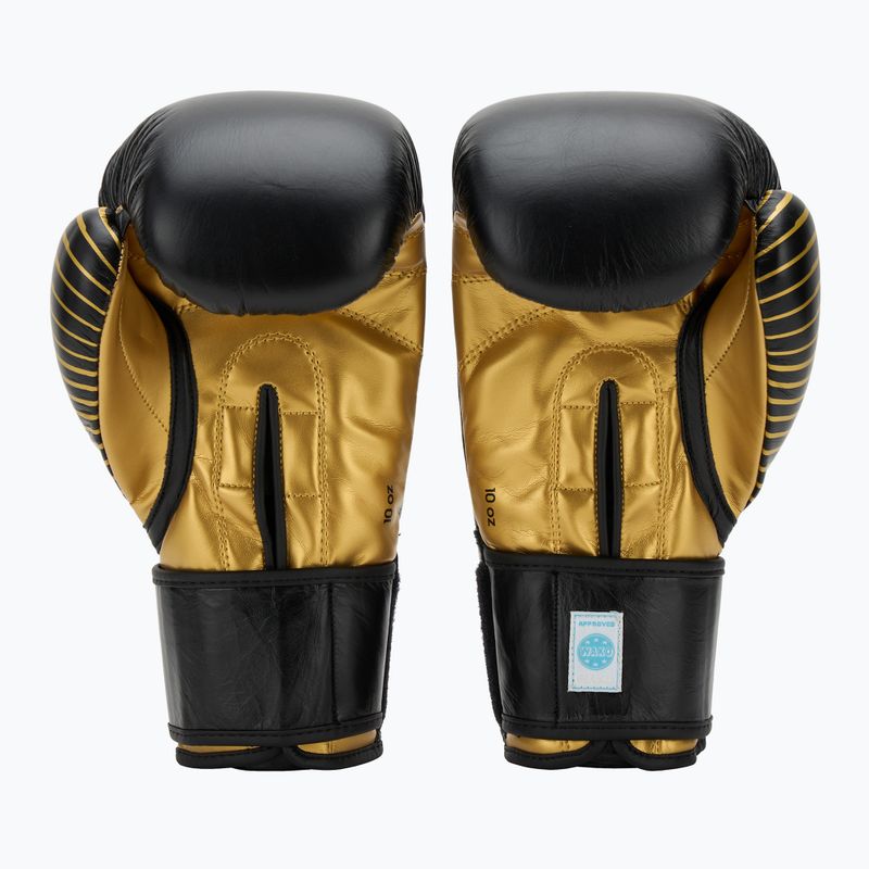 Boxing gloves adidas Wako ADIKBWKF200 black/gold 3