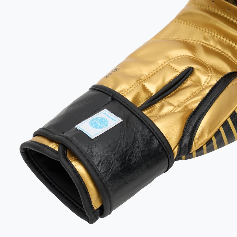 Boxing gloves adidas Wako ADIKBWKF200 black/gold 6