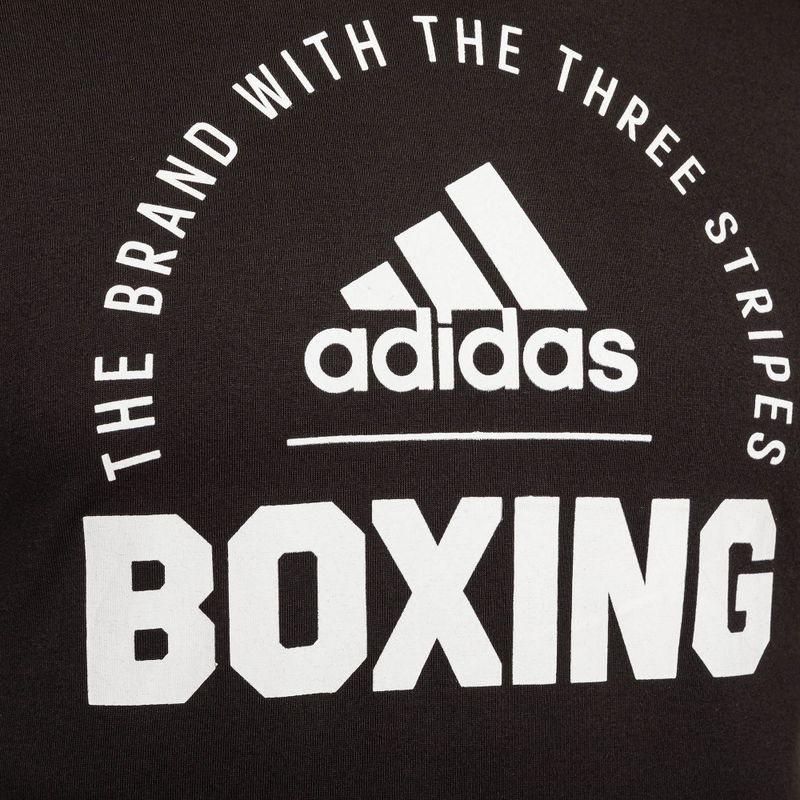 Men's adidas Boxing t-shirt black/white 3