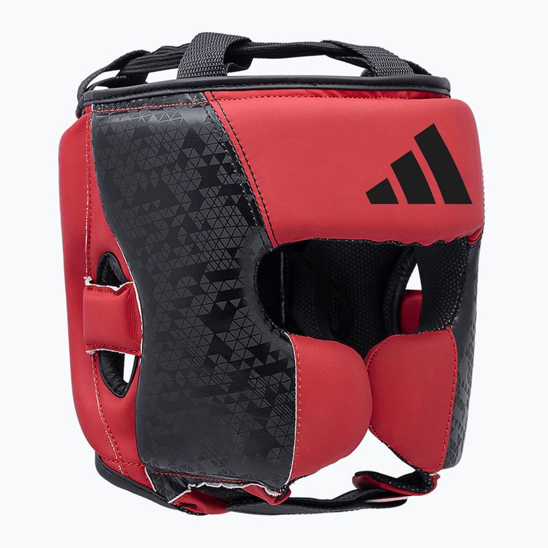 adidas Combat 50 HG boxing helmet black/red 2