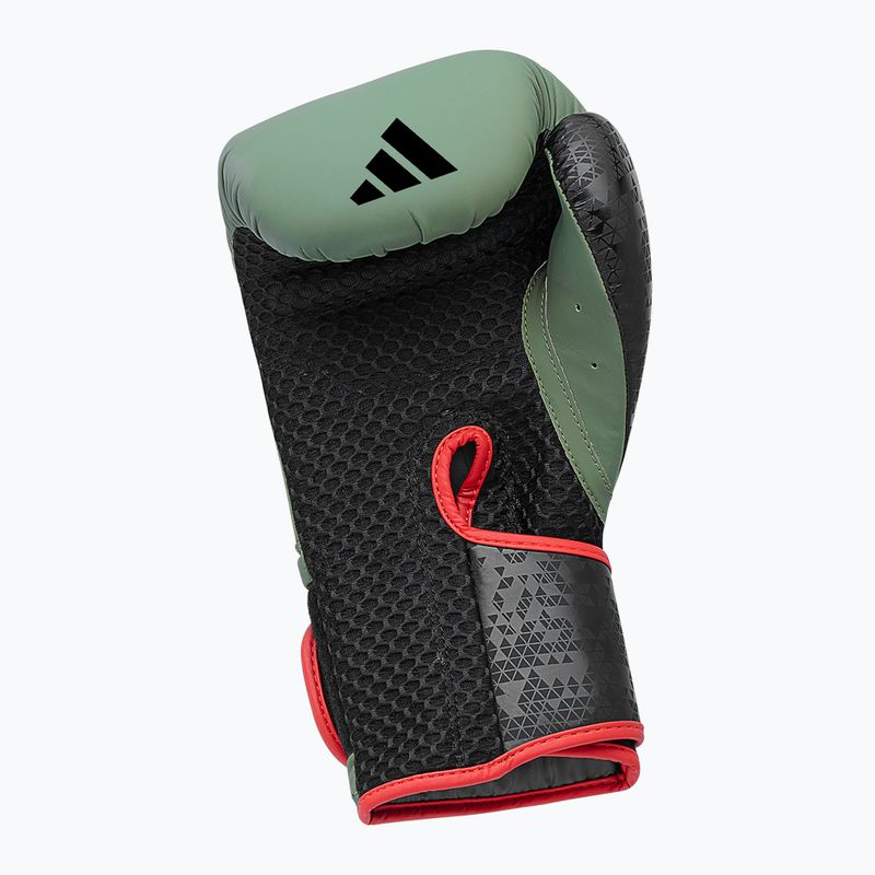 adidas Combat 50 green boxing gloves 6