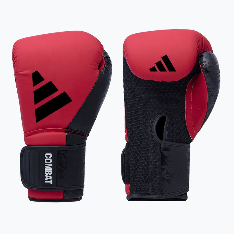 adidas Combat 50 red/black boxing gloves