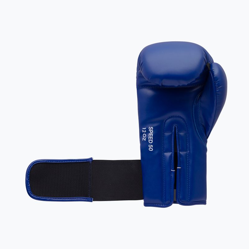 adidas Speed 50 blue boxing gloves 5