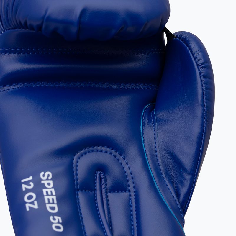 adidas Speed 50 blue boxing gloves 8