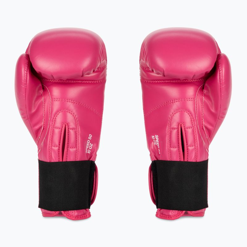 adidas Speed 50 pink/white boxing gloves 2