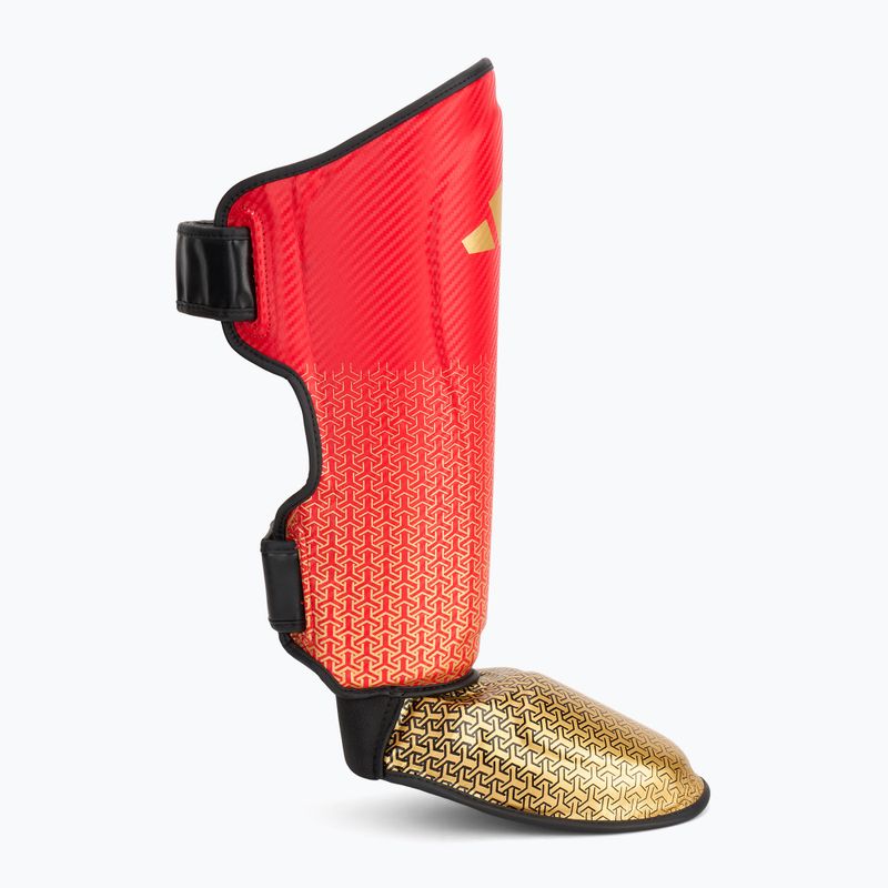 Foot and tibia protectors adidas Pro red/gold 2