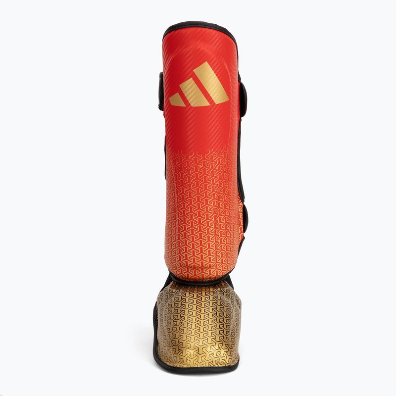 Shin and foot guards adidas Pro red/gold 5