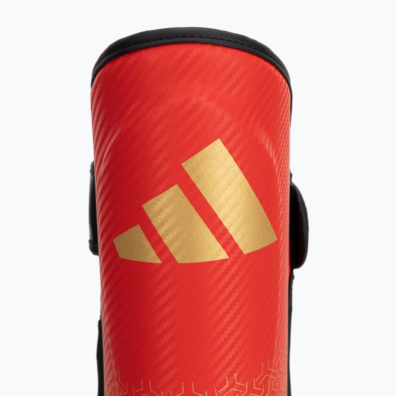 Shin and foot guards adidas Pro red/gold 6