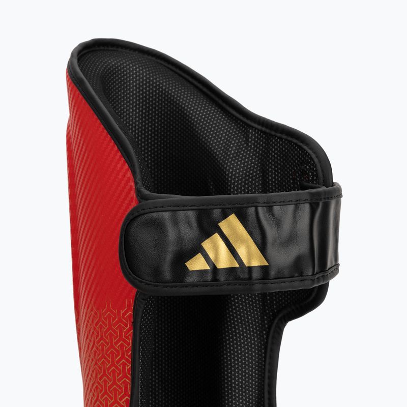 Foot and tibia protectors adidas Pro red/gold 7
