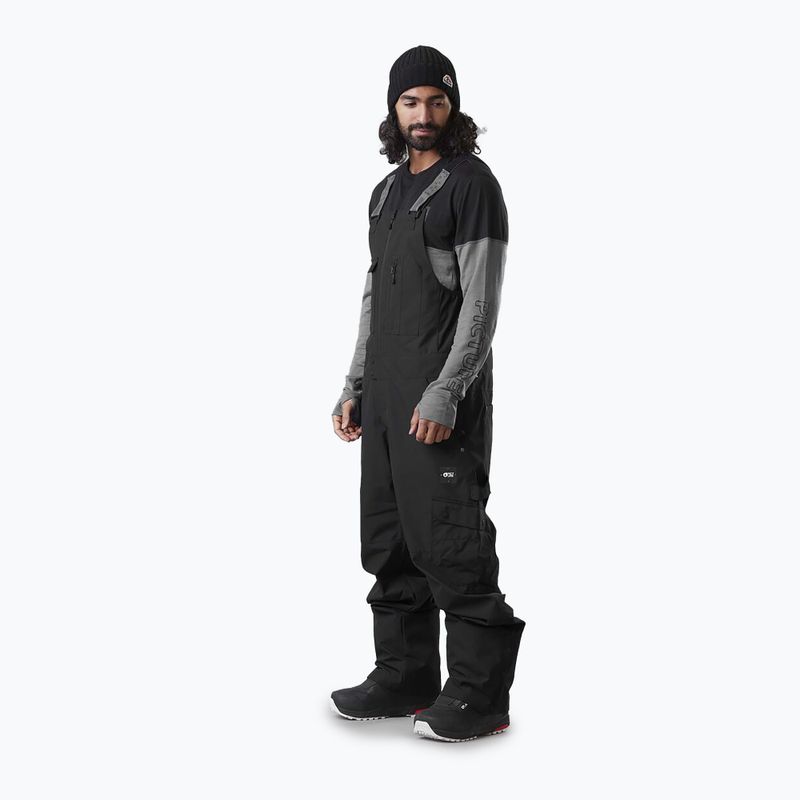 Men's Picture Testy Bib ski trousers 10/10 black MPT124 2