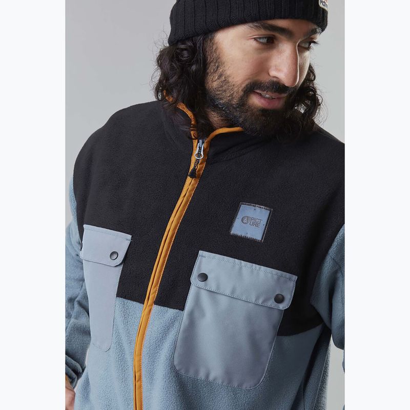 Picture Artim men's ski sweatshirt blue SMT099-A 4