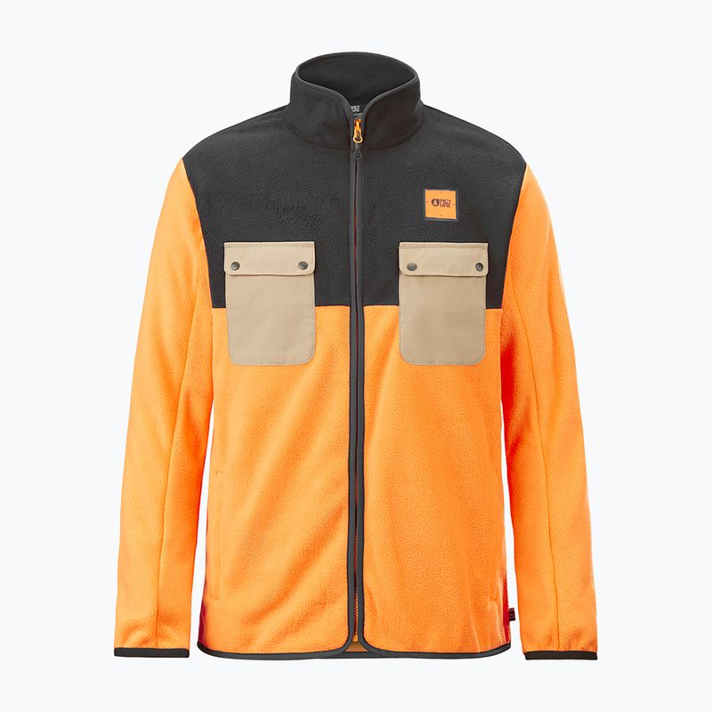 Picture Artim men's ski sweatshirt yellow SMT099-C 9