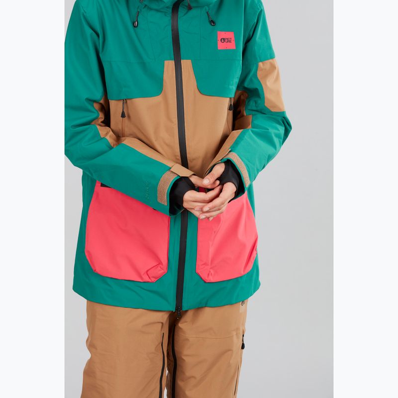 Picture Haakon women's ski jacket 20/20 green WVT262-A 9