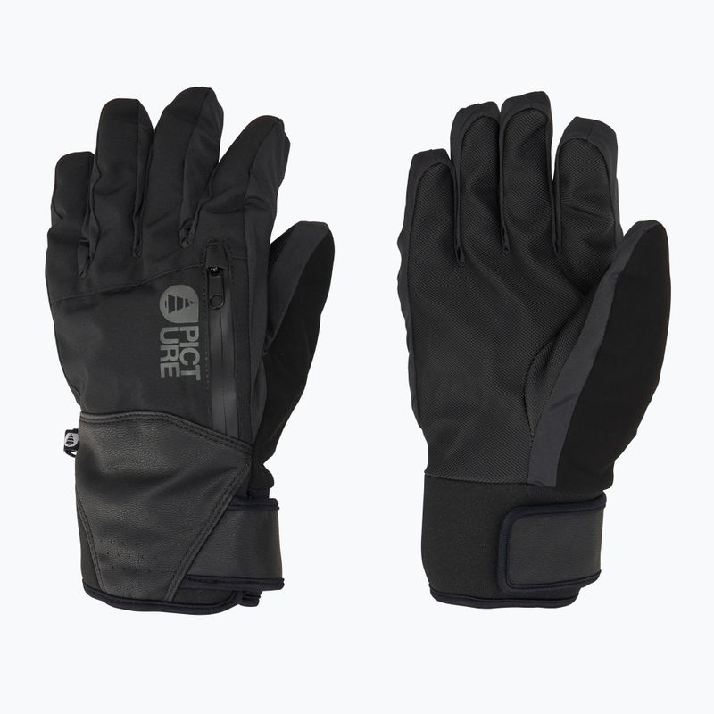 Picture Madson men's ski gloves black