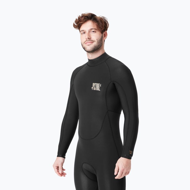 Men's Picture Equation 4/3 mm black wetsuit 8