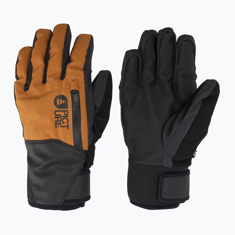 Picture Madson brown sugar men's ski gloves