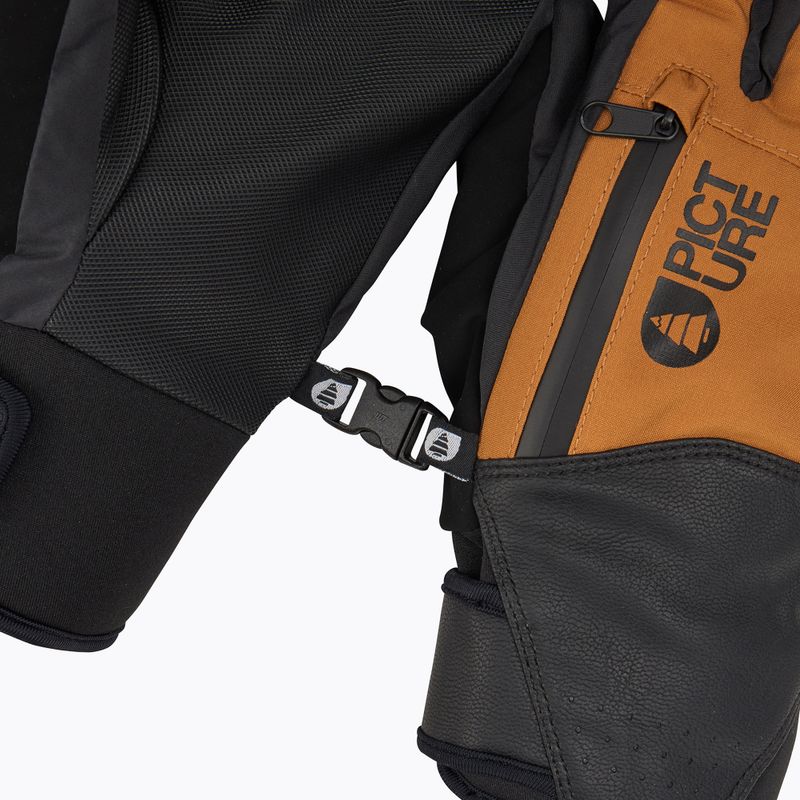 Picture Madson brown sugar men's ski gloves 5