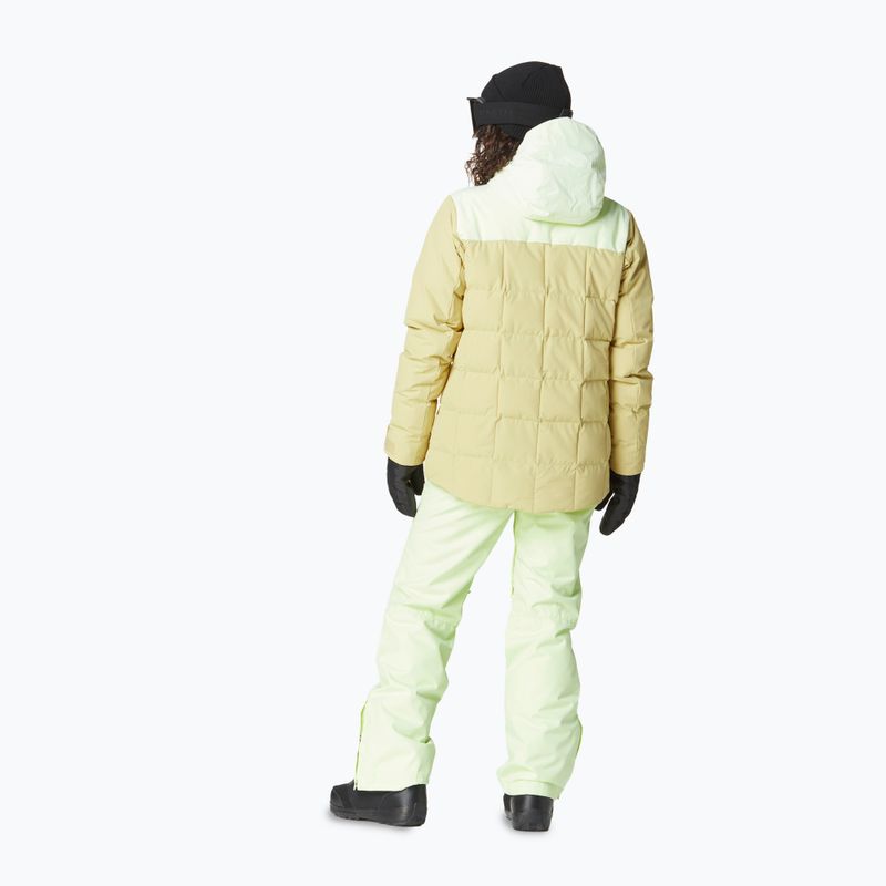 Women's Picture Face It lime / cream hemp ski jacket 3