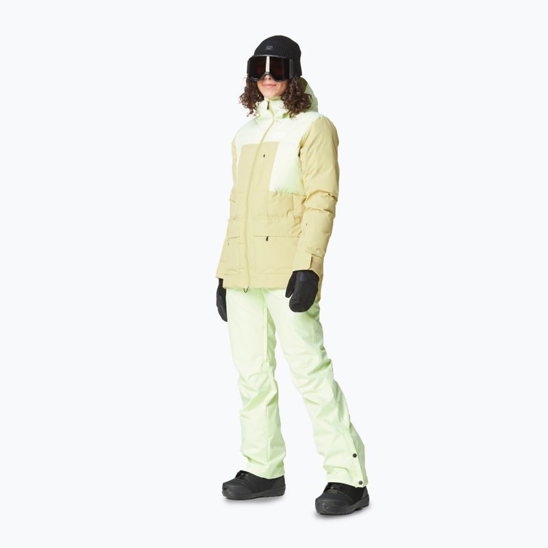 Women's Picture Face It lime / cream hemp ski jacket 4