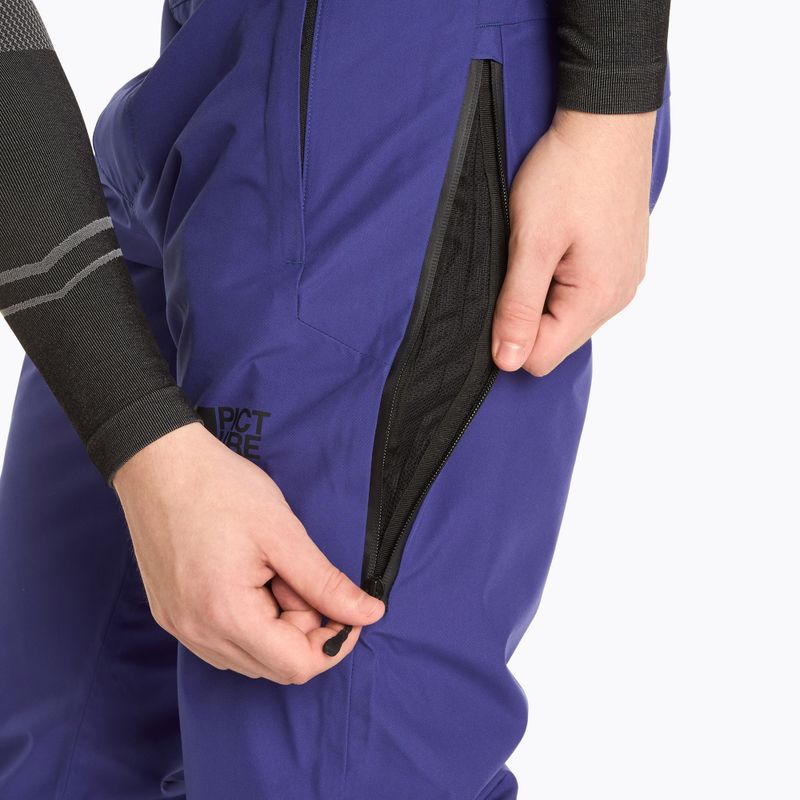 Men's Picture Object 20/15 deep ultramarine ski trousers 4