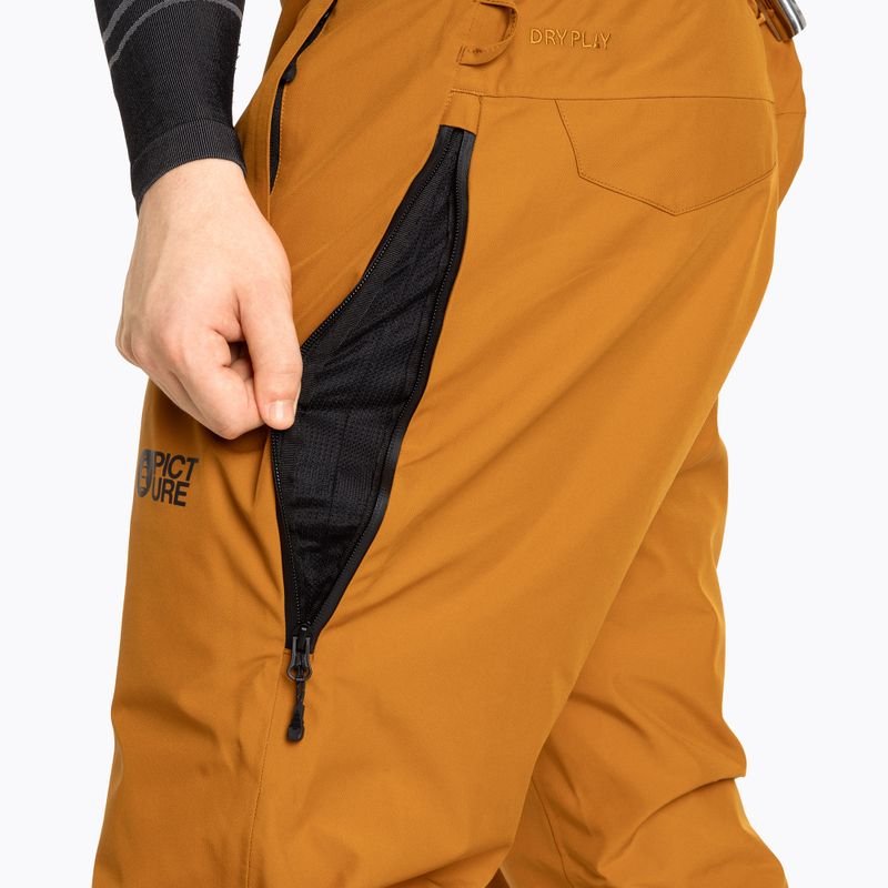 Men's Picture Object 20/15 honey ski trousers 4