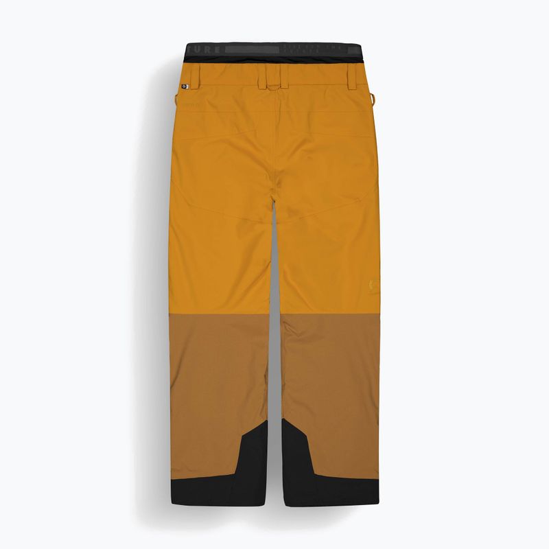 Men's Picture Naikoon honey / carrot / chocolate ski trousers 9