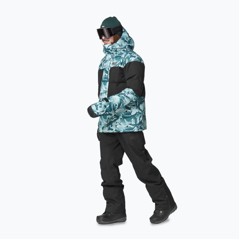 Men's Picture Insey peppup print / black ski jacket 4