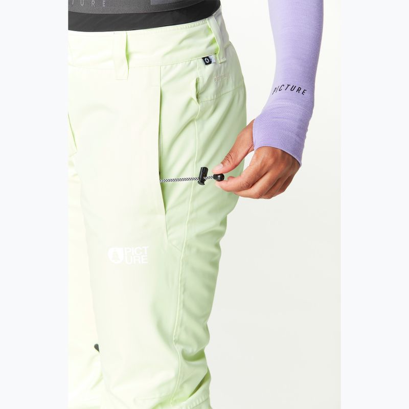 Women's ski trousers Picture Exa lime cream 5