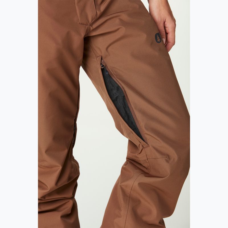 Picture Exa women's ski trousers cocoa brown 6