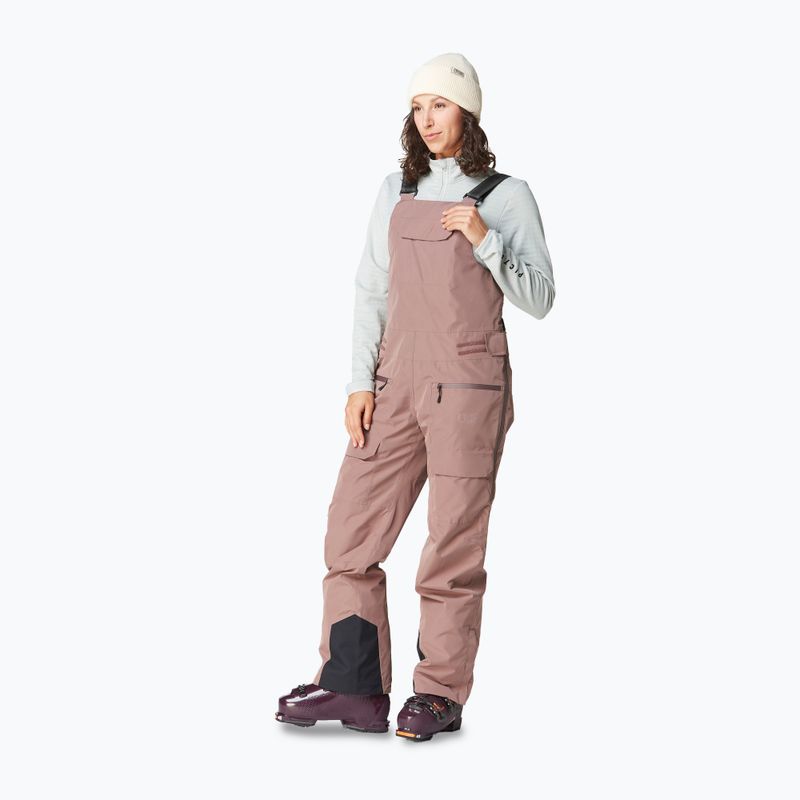 Women's Picture U62 BIB deep taupe ski trousers 3