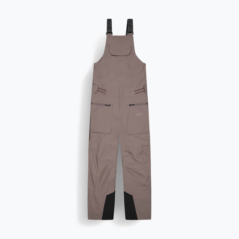 Women's Picture U62 BIB deep taupe ski trousers 6