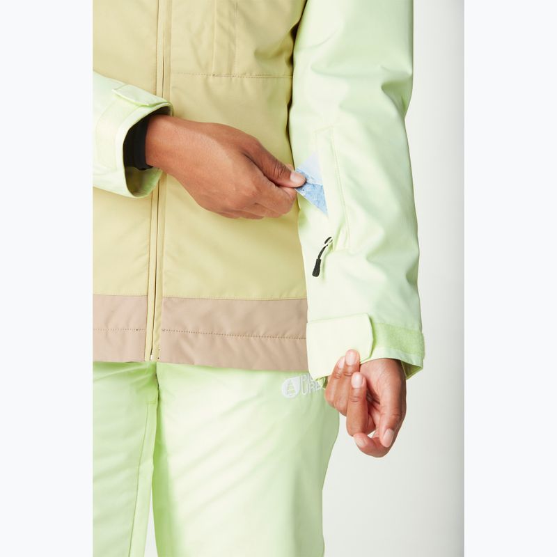 Picture Seakrest women's ski jacket lime / cream hemp / roebuck 7