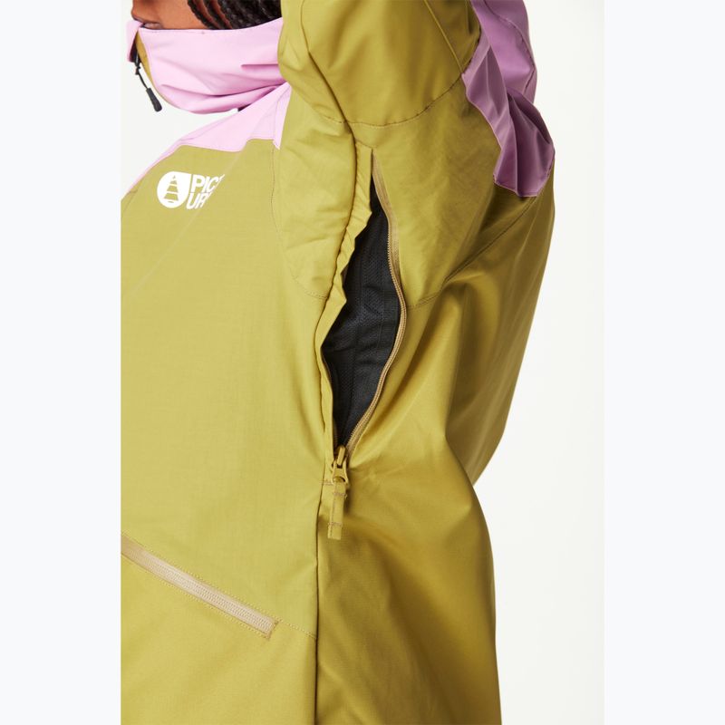 Women's Picture Sitkah orchid / green moss ski jacket 6