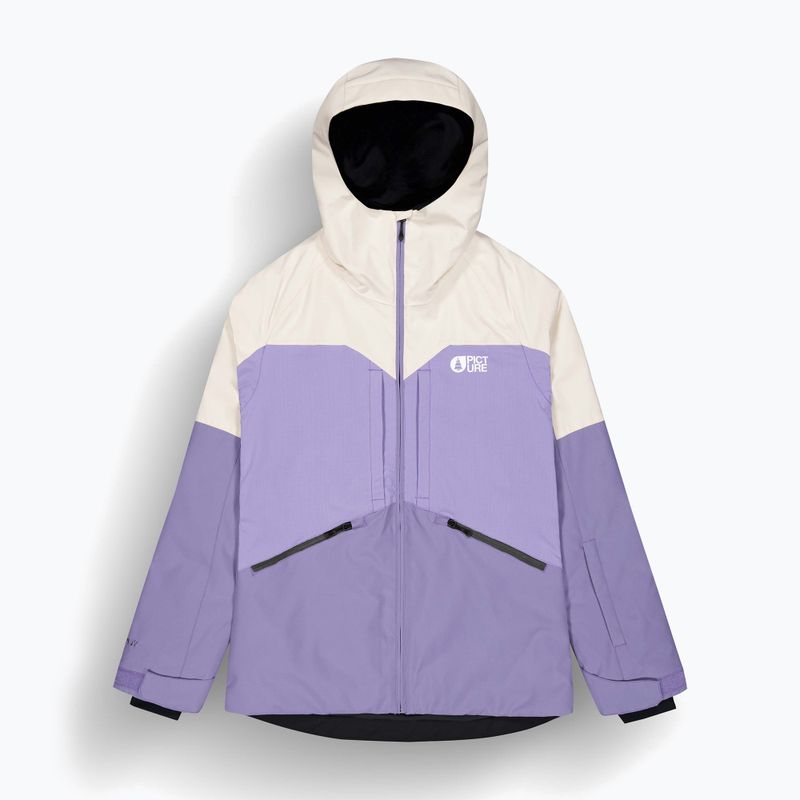 Women's ski jacket Picture Sitkah vanilla / paisley purple 9