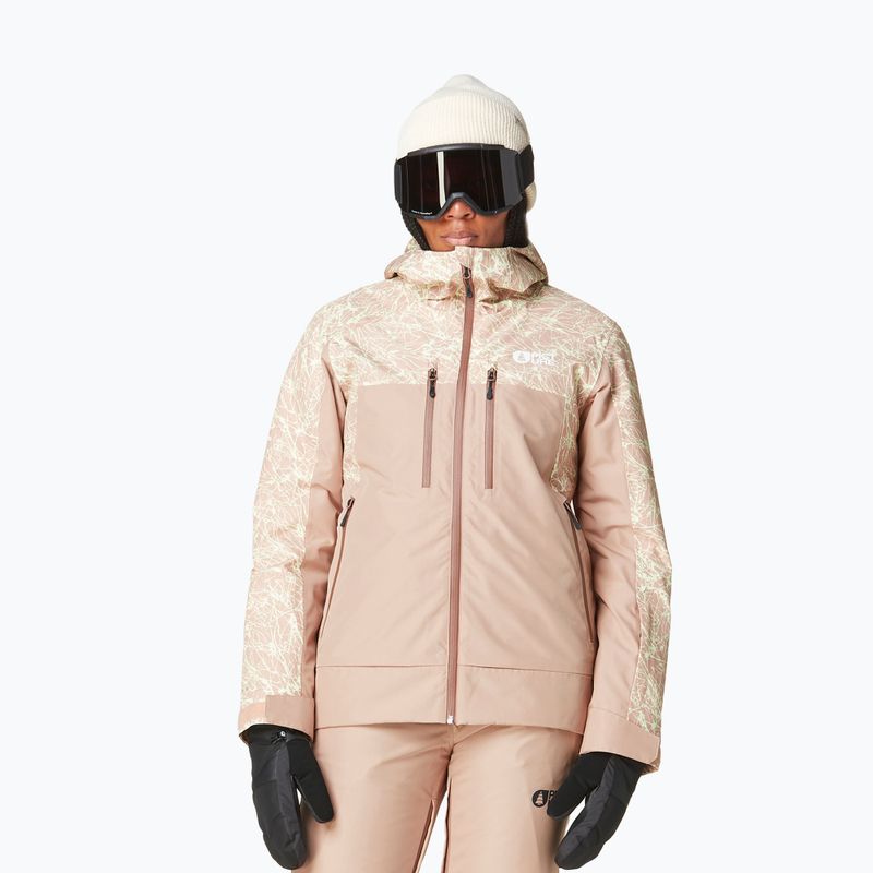 Picture Exa women's ski jacket textury print / roebuck